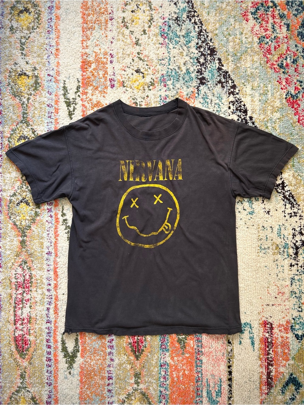 Vintage 1992 Nirvana Smiley Face T-Shirt